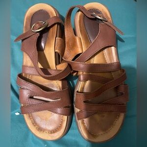 Brown Leather Sandals dansko